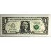 UNITED STATES OF AMERICA 2003 . ONE 1 DOLLAR BANKNOTE . ERROR . INSUFFICIENT INK